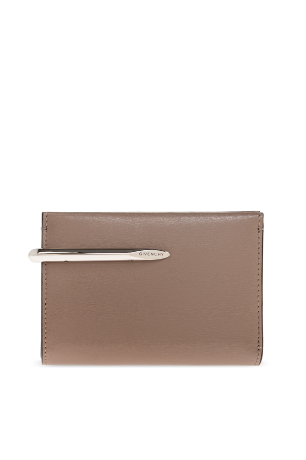 Leather wallet with logo od Givenchy