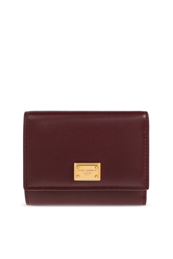 Leather wallet with applique od Dolce & Gabbana
