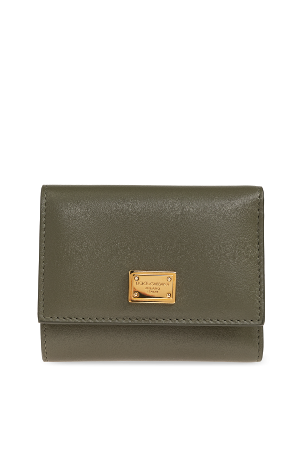 Leather wallet with applique od Dolce & Gabbana