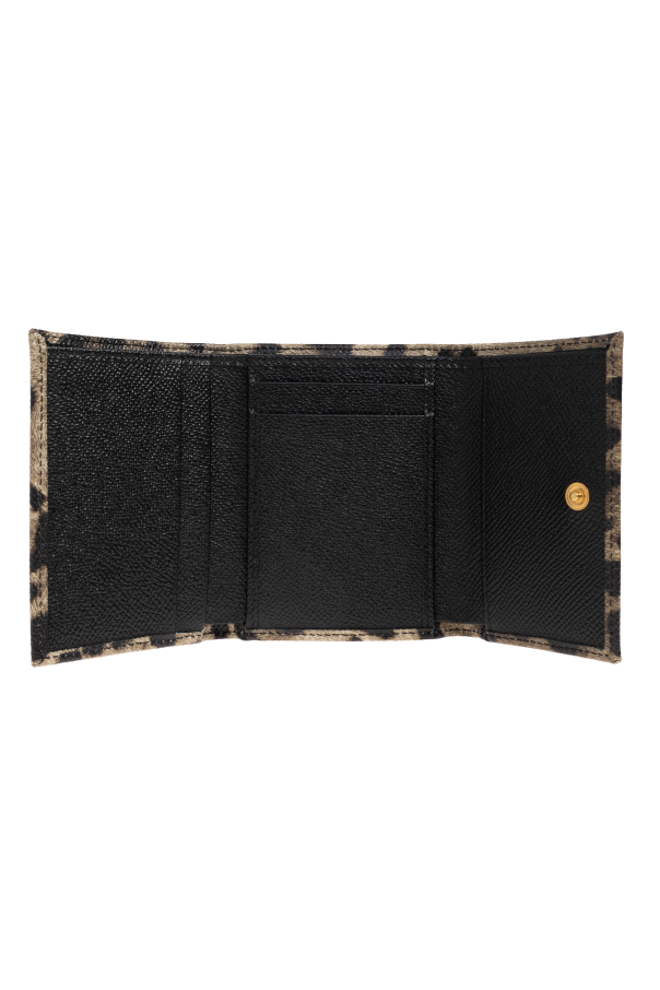 Dolce & Gabbana Portemonnaie mit Animal-Print