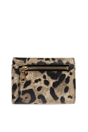 Dolce & Gabbana Portemonnaie mit Animal-Print