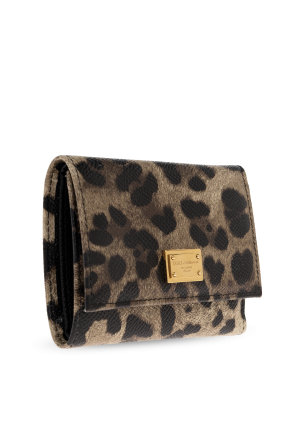 Dolce & Gabbana Portemonnaie mit Animal-Print