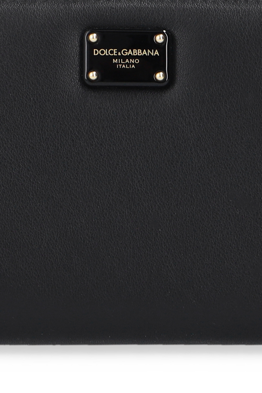 Dolce & Gabbana metallic-effect leggings Wallet with logo