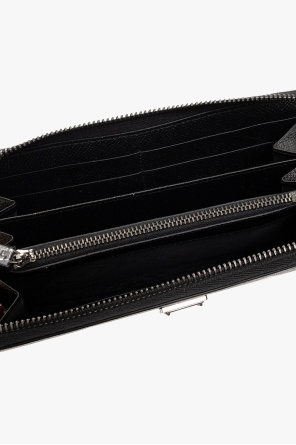 Leather wallet od Dolce & Gabbana logo-detail zip-fastening jacket