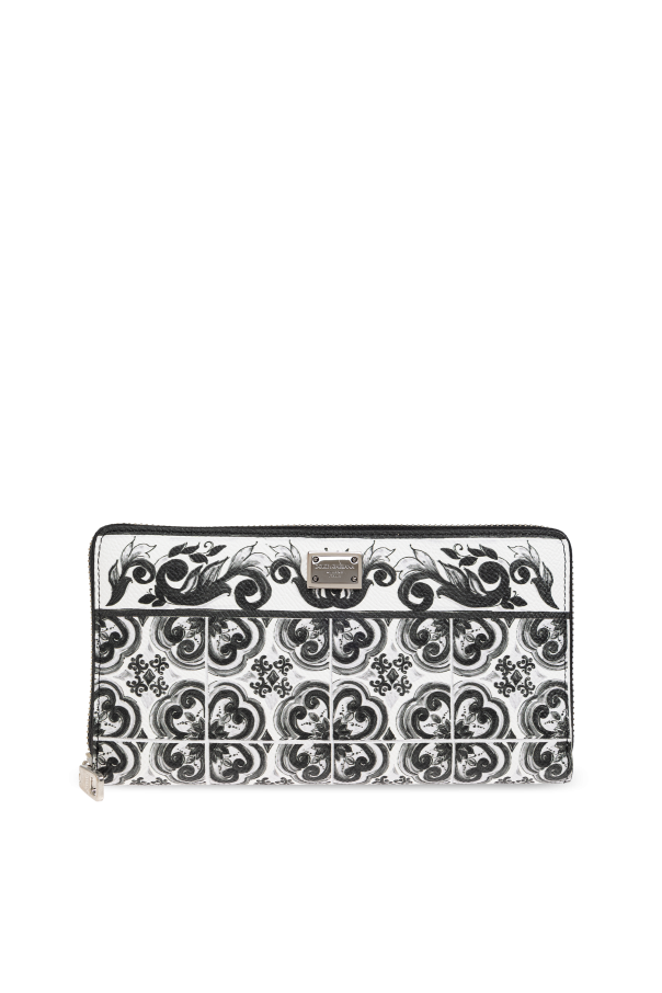 Wallet with "Majolica" print od Dolce & Gabbana