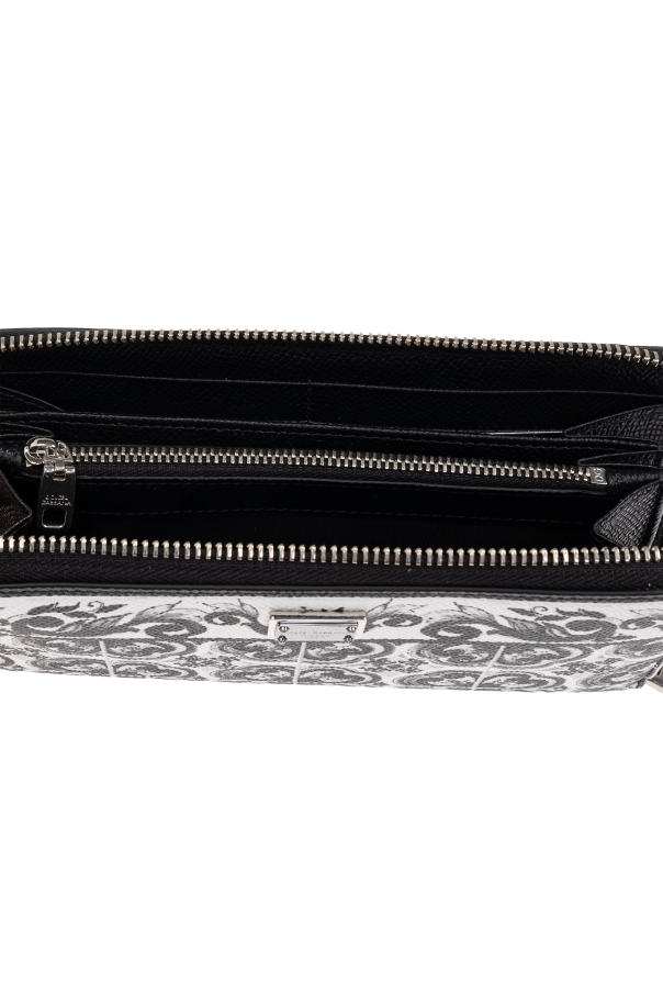 Dolce & Gabbana Portemonnaie mit Aufdruck „Majolica“