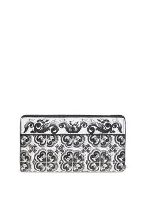 Dolce & Gabbana Portemonnaie mit Aufdruck „Majolica“