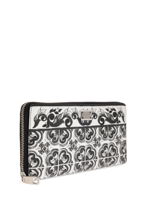 Dolce & Gabbana Portemonnaie mit Aufdruck „Majolica“