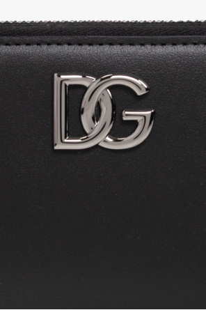 Dolce & Gabbana Kids DG logo shoulder bag Leather card holder
