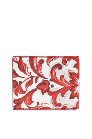 Dolce & Gabbana Leather wallet with "Majolica" print