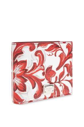 Dolce & Gabbana Leather wallet with "Majolica" print
