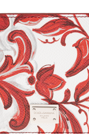 Dolce & Gabbana Leather wallet with "Majolica" print