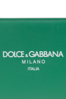 Dolce & Gabbana GREEN Leather wallet with logo