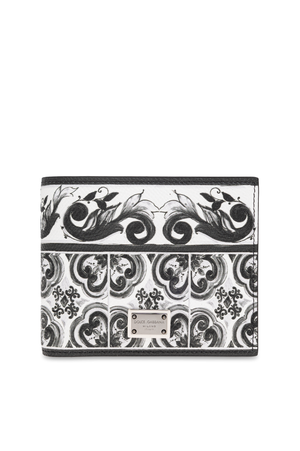 Wallet with "Majolica" print od Dolce & Gabbana