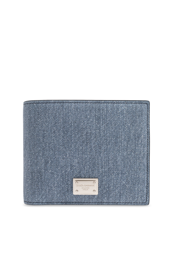 Leather wallet with applique od Dolce & Gabbana