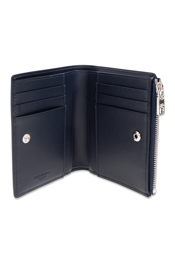 Dolce & Gabbana Leather wallet with logo appliqué