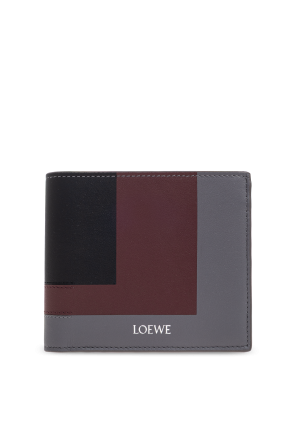 Leather wallet with logo