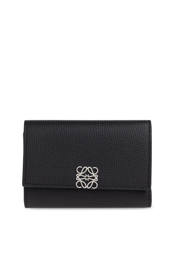 Leather wallet with logo od Loewe