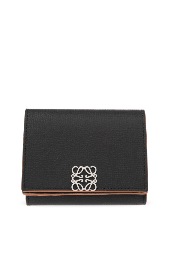 loewe logo Leather wallet