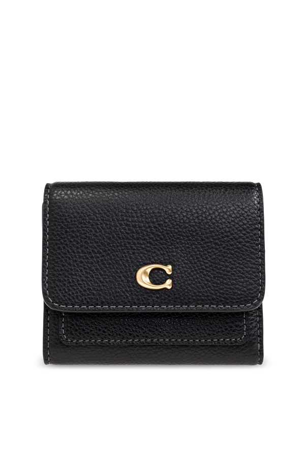 Leather wallet with logo od Coach