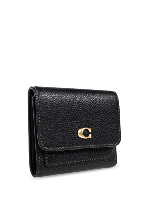 Coach Cartera de cuero con logo