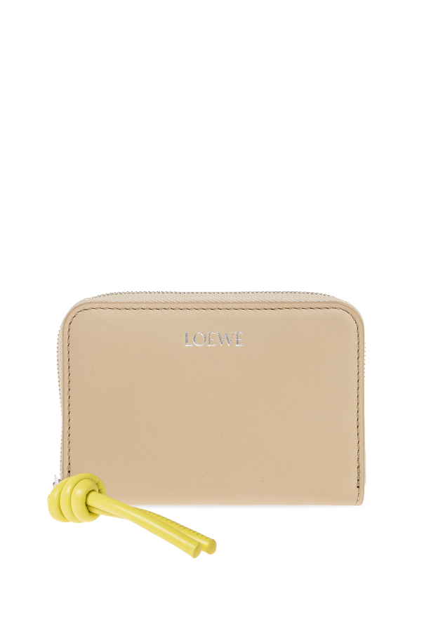 Leather wallet 'Knot' od Loewe