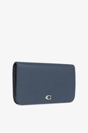 coach trainer Leather wallet with logo