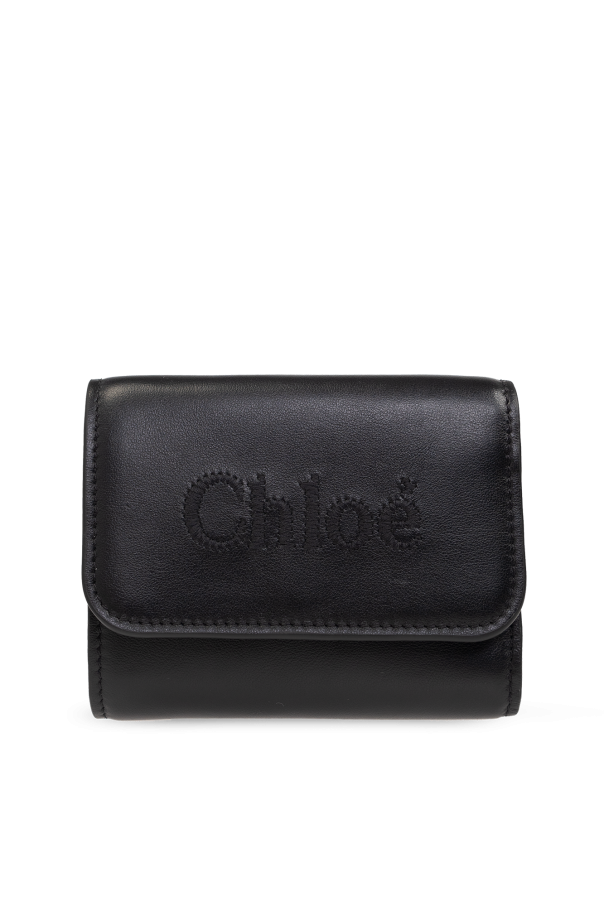 Chloé Leather wallet with logo