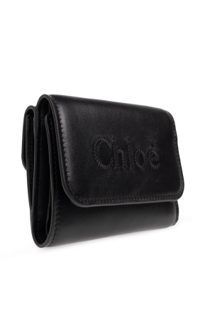 Chloé Leather wallet with logo