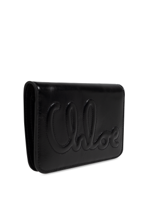 Chloé Leather wallet with logo