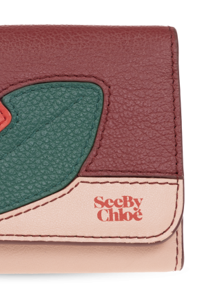 See By Chloé Leather wallet with logo
