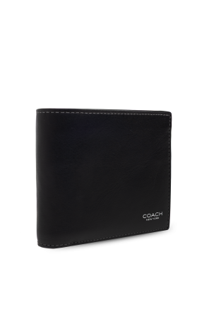 Coach Leather wallet with logo