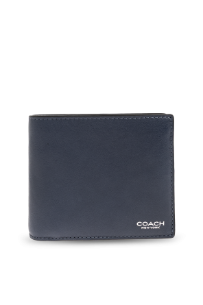 Leather wallet with logo od Coach