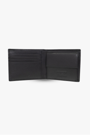 ‘d-plate bi-fold’ leather wallet od Diesel