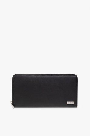 ‘d-plate continental’ leather wallet od Diesel
