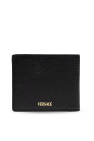 Versace BLACK Leather Wallet