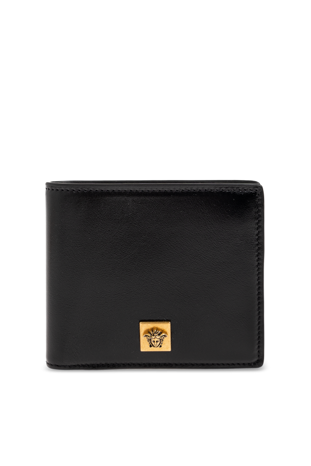 Leather wallet with appliqué od Versace