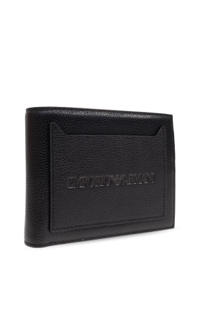 Emporio Armani Lederne Geldbörse mit Logo