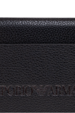 Emporio Armani Lederne Geldbörse mit Logo