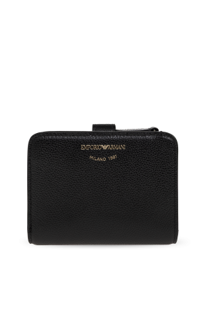 Skórzany portfel z logo