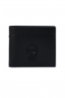 Philipp Plein BLACK Bifold wallet with skull motif
