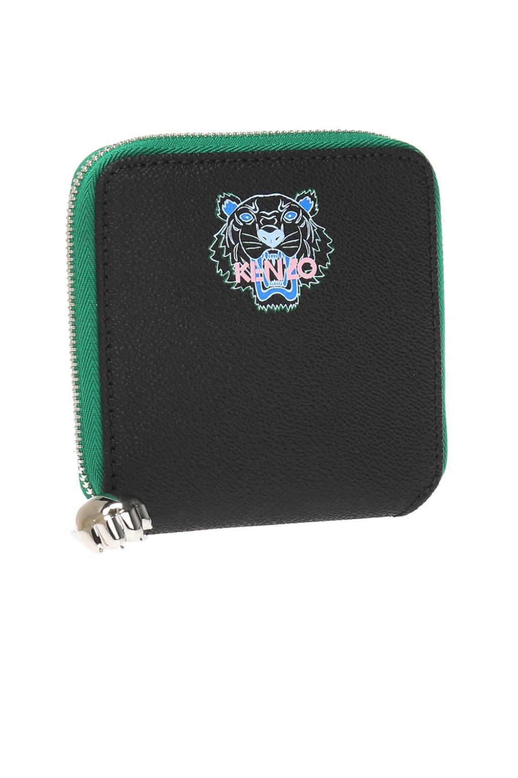 kenzo tiger zip wallet