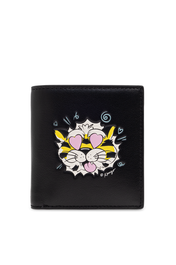 Leather folding wallet od Kenzo