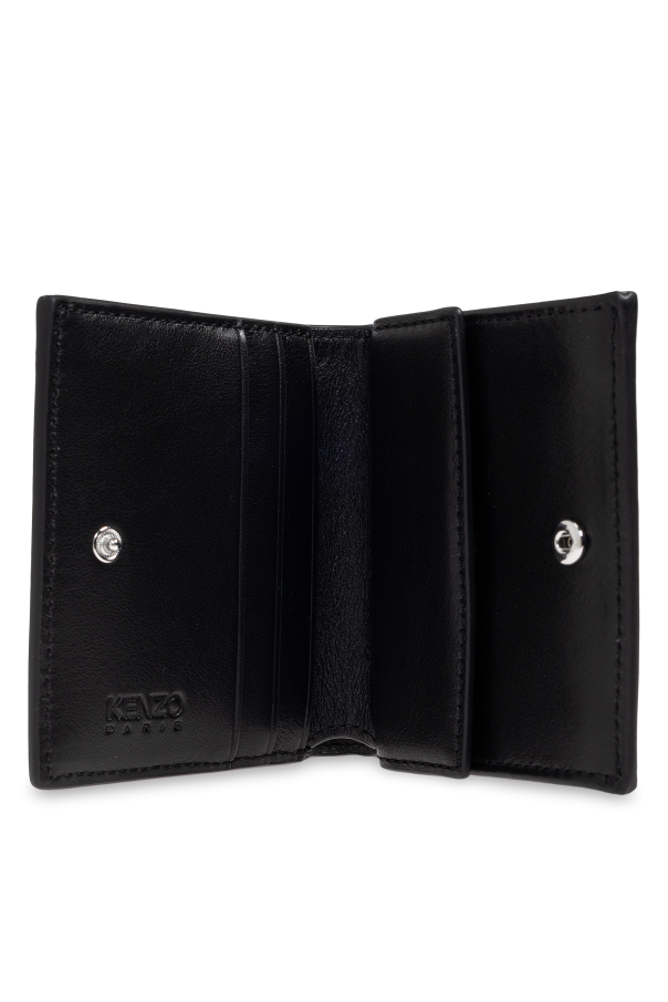 Kenzo Cartera de piel plegable