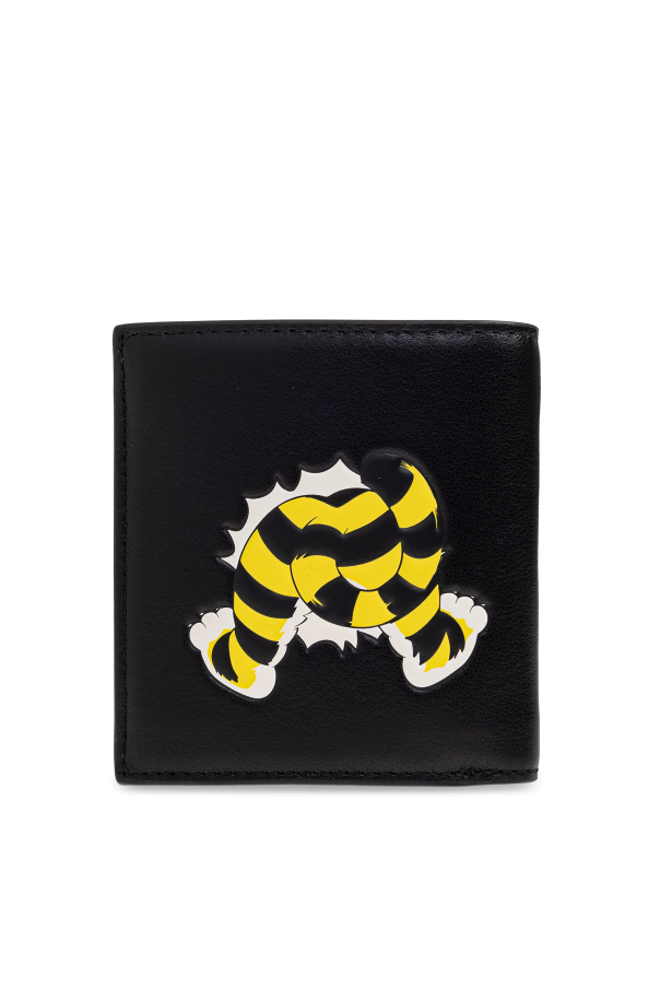 Kenzo Cartera de piel plegable
