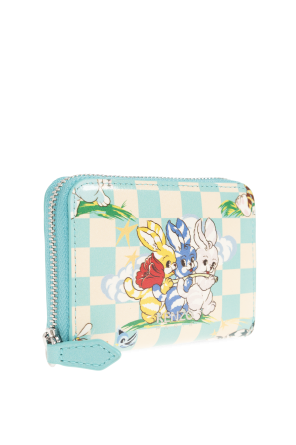 Kenzo Cartera de cuero con logo