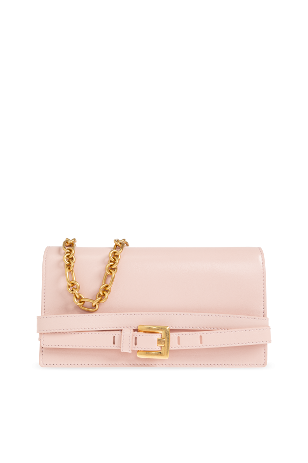 Leather wallet on a chain od Balmain