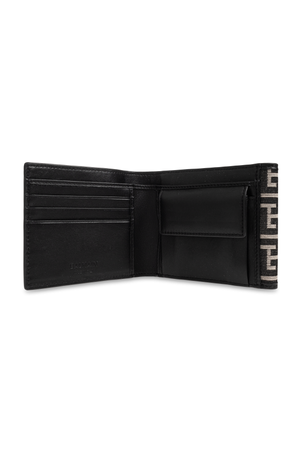 Balmain Leather wallet with logo
