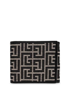 Balmain Leather wallet with logo