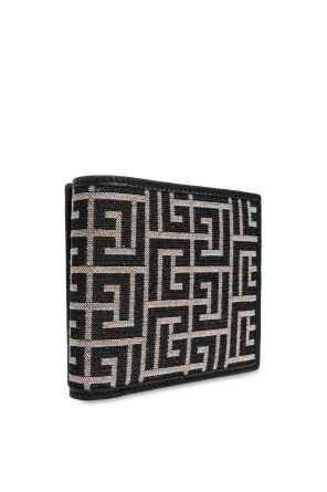 Balmain Leather wallet with logo